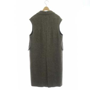 STUNNING LURE ベスト ヘリンボーン スナップボタン 0 ライトブラウン