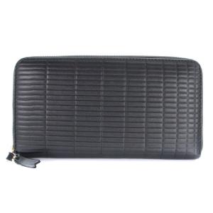 COMME des GARCONS Brick 長財布 ラウンドファスナー レザー ブラック