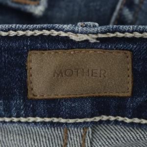 MOTHER The Hustler Ankle Fray デニムパンツ ジーンズ カットオフ 26 ブルー