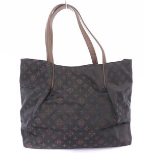 russet トートバッグ ショルダーバッグ モノグラム ナイロン グレー ベージュ