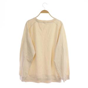 COMOLI 22SS コットンシルク クルーネック カットソー 長袖 ライトベージュ