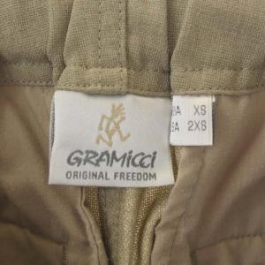 GRAMiCCi Bshop別注 22SS 2タックワイドテーパードパンツ クライミングパンツ XS カーキ