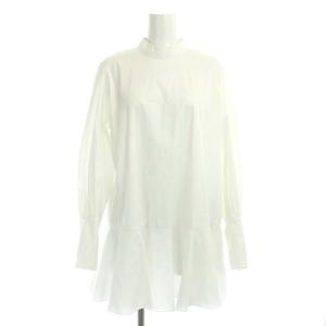 Ameri VINTAGE 20AW FLARE SHIRT WITH VEST チュニックシャツ 2点セット レイヤード 長袖