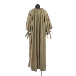 ebure テンセルリネンサックドレス ワンピース 36 ベージュ