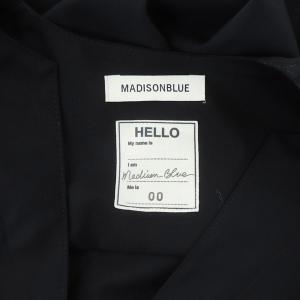 MADISONBLUE NO COLLAR VOLUME OP W TROPICAL ワンピース 00 黒