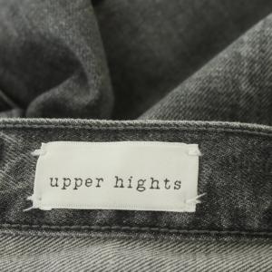 upper hights SERENA  デニムパンツ ジーンズ テーパード 23 グレー