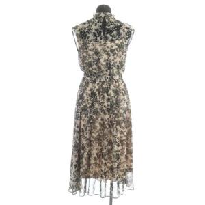 ANAYI 21AW ワンピース 34 ライトピンク ブラック