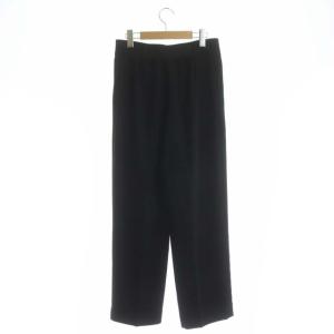 ADORE 22SS ベーシックストレートスラックスパンツ ジッパーフライ 38 ブラック