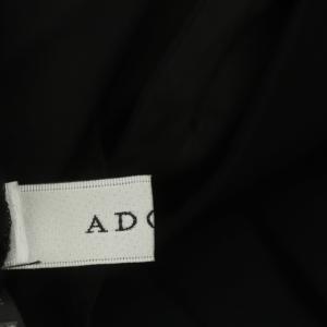 ADORE 22SS ベーシックストレートスラックスパンツ ジッパーフライ 38 ブラック