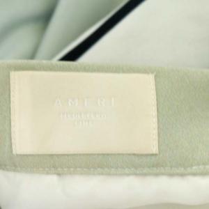 Ameri VINTAGE MEDI DRAWING UNEVEN SKIRT ロング フレア タック マルチカラー