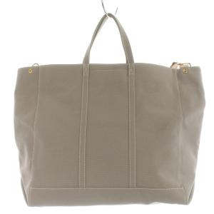 russet ショルダーバッグ トートバッグ キャンバス 2way グレージュ