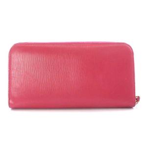 PRADA VITELLO MOVE 長財布 ラウンドファスナー レザー PEONIA ピンク