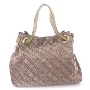 russet トートバッグ ハンドバッグ モノグラム ピンク