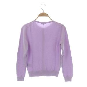 TOCCA CASHMERE KNIT カーディガン ニット 長袖 カシミヤ XS パープル