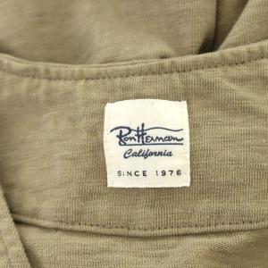 Ron Herman 22SS Uneven Yarn V Neck Dress ワンピース ロング 半袖 Vネック S カーキ