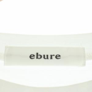 ebure Tシャツ カットソー 超長綿スーピマコットン 半袖 38 ホワイト