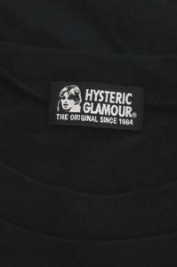 HYSTERIC GLAMOUR 21SS HEAVY METAL HYS ワンピース ロング 半袖 プリント F ブラック