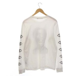 UNDERCOVER カットソー Tシャツ 長袖 ロンT プリント クルーネック 3 ホワイト