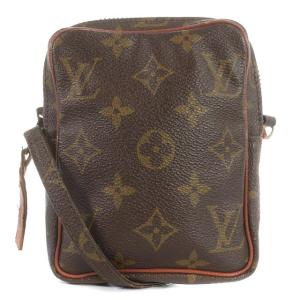LOUIS VUITTON M45268 モノグラム ミニダヌーブ ショルダーバッグ ブラウン 