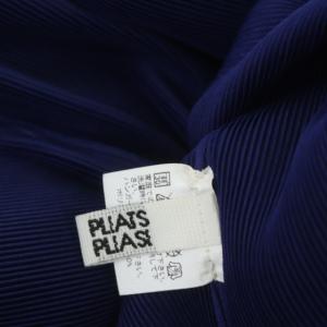 PLEATS PLEASE ISSEY MIYAKE クルーネックプリーツブラウス トップス カットソー 半袖 03 ブルー