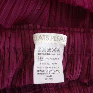 PLEATS PLEASE ISSEY MIYAKE ランダムプリーツイレギュラーヘムスカート 5 ピンク