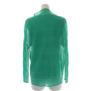PLEATS PLEASE ISSEY MIYAKE イッセイミヤケ アンサンブル メッシュプリーツカーディガン ブラウス 3 グリーン