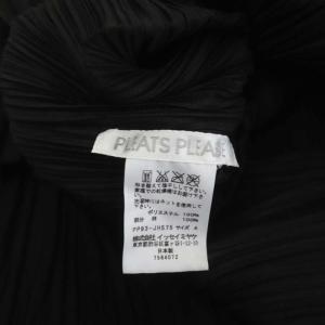 PLEATS PLEASE ISSEY MIYAKE ノースリーブワンピース 裾ティアードプリーツ 4 黒