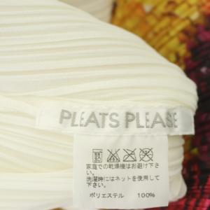 PLEATS PLEASE ISSEY MIYAKE フラワープリントプリーツワンピース チュニック 4 マルチカラー