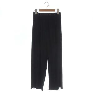 プリーツワイドパンツ 1 ブラック