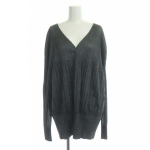 プリーツロングカーディガン 4 グレー