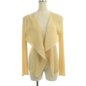 プリーツカーディガン 長袖 3 クリーム
