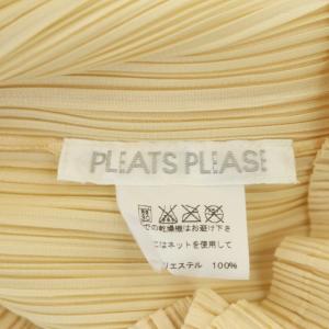 PLEATS PLEASE ISSEY MIYAKE プリーツカーディガン 長袖 3 クリーム