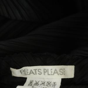 PLEATS PLEASE ISSEY MIYAKE プリーツパンツ テーパード 3 黒