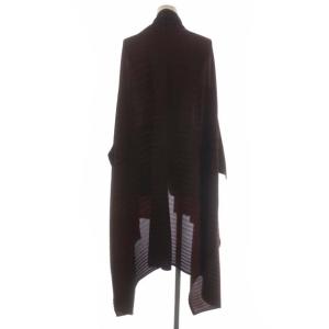 PLEATS PLEASE ISSEY MIYAKE 上下2way プリーツ変形カーディガン ドルマン ブラウン