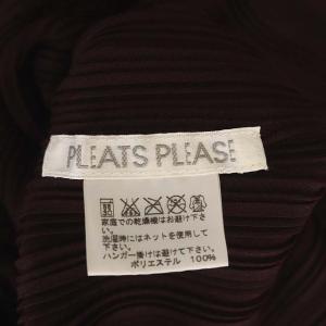 PLEATS PLEASE ISSEY MIYAKE 上下2way プリーツ変形カーディガン ドルマン ブラウン