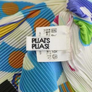 PLEATS PLEASE ISSEY MIYAKE イッセイミヤケ アルファベット柄プリーツブラウス プルオーバー 3 マルチカラー