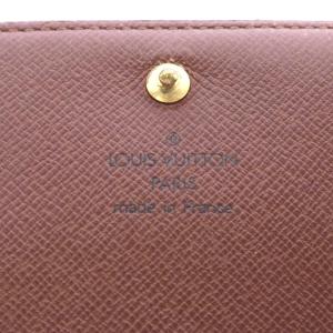 LOUIS VUITTON モノグラム ポルトモネ ビエ トレゾール 財布 二つ折り ブラウン M61730