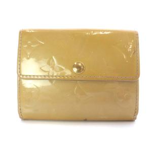 ヴェルニ ラドロー コインパスケース 小銭入れ パスケース カード入れ パテントレザー ゴールド色 M65127
