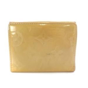 LOUIS VUITTON ヴェルニ ラドロー コインパスケース 小銭入れ パスケース カード入れ パテントレザー ゴールド色 M65127