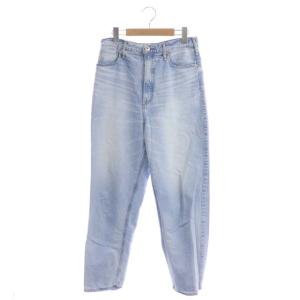 22SS THE MISS/ハイライズテーパードデニム ジーンズ 25 ブルー