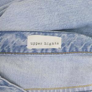 upper hights 22SS THE MISS/ハイライズテーパードデニム ジーンズ 25 ブルー
