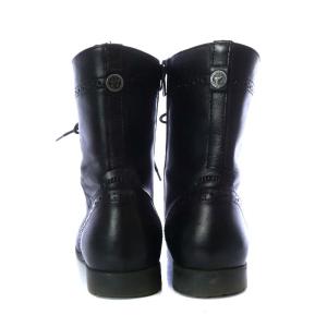 BIRKENSTOCK LARAMIE High ショートブーツ ハイカット ローヒール ウィングチップ レザー 24.5cm