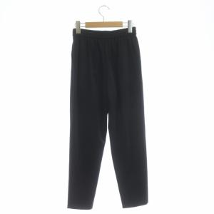 ANAYI 21SS モクロディテーパードパンツ イージー タック 34 濃紺 ダークネイビー