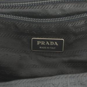 PRADA ハンドバッグ がま口 レザー ブラック