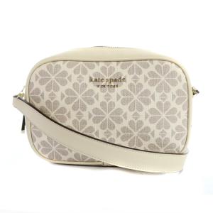 22SS スペードフラワー カメラバッグ ショルダー レザー オフホワイト PXR00075