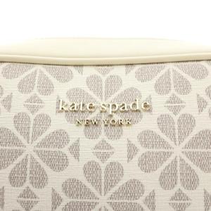 kate spade new york 22SS スペードフラワー カメラバッグ ショルダー レザー オフホワイト PXR00075