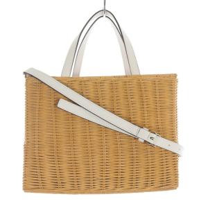 kate spade new york ショルダーバッグ ハンドバッグ 2way ロゴ レザー 白 ホワイト べージュ ピンク