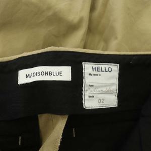 MADISONBLUE Deuxieme Classe取扱 クロップド チノパンツ ジッパーフライ 02 ベージュ