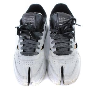 Maison Margiela S58WS0204 Reebok 21AW クラシックレザー タビ 24cm ブラック グレー