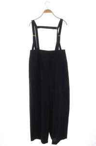 ENFOLD 22SS ハイツイストWO サスペンダータキシードTROUSER 36 紺